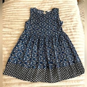 Dale Michele Blue Strapless Dress